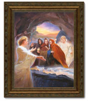 Framed Print Patina Bronze Easter (Papp)