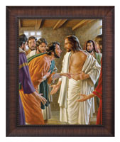 Framed Print Classic Wood Doubting Thomas (Copeland)