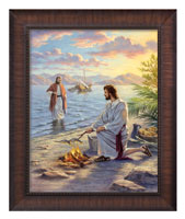 Framed Print Classic Wood Miraculous Catch (Gauthier)