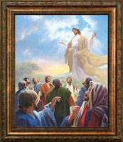 Framed Print Patina Bronze Ascension (Papp)
