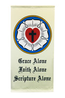 Luther Rose Banner - 3' x 6'