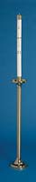 Brass Paschal Candlestick with 2" Socket