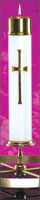 Refillable Christ Candle 14" x 2.5"