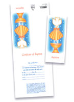 Parchment Baptismal Certificate - Adult  (Pkg of 12)