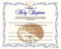 Baptismal Certificate - Adult  (Pkg of 12)
