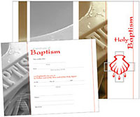 LSB Baptism Certificates (Pack of 10)