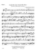 Lord, My God, Assist Me Now / Domine, ad adjuvandum me festina (Violin 2)