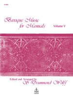 Baroque Music for Manuals, Vol. V