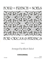 Four French Noels for Organ and Strings (Instrumental Parts)