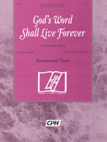 God's Word Shall Live Forever (Instrumental Parts)