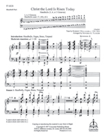 Christ the Lord Is Risen Today (Handbell Part)