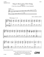 Sing to the Lord a New Song (Handbell Part) (Behnke)
