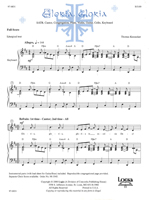 Gloria, Gloria (Full Score)