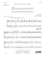 Sing with All the Saints in Glory (Handbell Part)