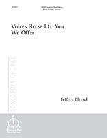Voices Raised to You We Offer (Full Score)