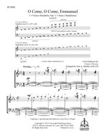 O Come, O Come, Emmanuel (Behnke)