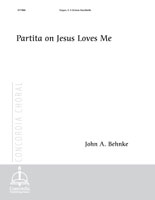 Partita on Jesus Loves Me (Full Score and Handbell Part)