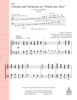 Chorale and Variations on “Erhalt uns, Herr” - Downloadable