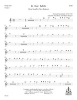 In dulci jubilo / Now Sing We, Now Rejoice (Violin 1 & 2)