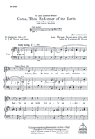 Come, Thou Redeemer of the Earth