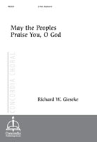 May the Peoples Praise You, O God
