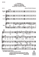 Christ Is with Me (Coleman) - Two-part