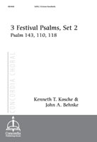 3 Psalm Settings, Set 2: 143, 110, 118