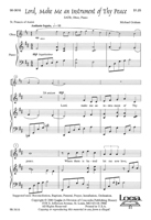 Lord, Make Me an Instrument of Thy Peace