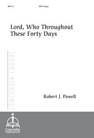 Lord, Who throughout These Forty Days