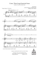 Come, Thou Long-Expected Jesus (Marriott)