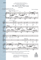 Oh, Blest Is He That Came (SATB)