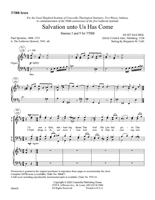 Salvation unto Us Has Come (TTBB Stanzas) - Downloadable