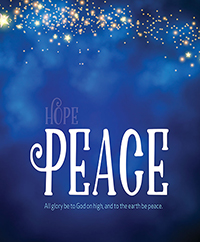 Premium Advent Bulletin: Peace (Pack of 50)