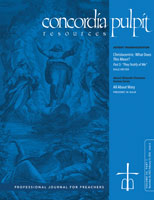 Concordia Pulpit Resources Individual Issues