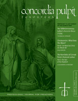 Concordia Pulpit Resources Individual Issues