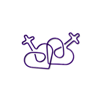 Purple Logo Paperclips (Pack of 20)
