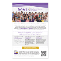 Lutheran Women in Mission Bulletin Insert (Pack of 50)