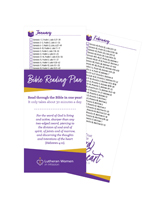 Bible Reading Plan Bookmarks (Pack of 5)