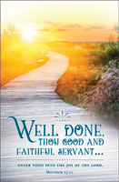 Standard Funeral Bulletin: Well Done