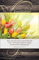 Standard Funeral Bulletin: Everlasting Joy
