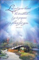 Standard Funeral Bulletin: Let not your heart be troubled