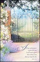 Standard Funeral Bulletin: If I Go and Prepare a Place For You
