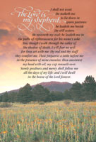 Standard Funeral Bulletin: The Lord is my Shepherd