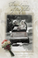 Standard Wedding Bulletin: Today I will marry my best friend