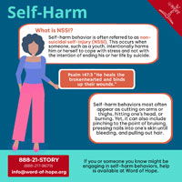 Self-Harm – A Word of Hope Brochure  
