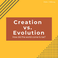 Creation vs. Evolution (fold-out brochure) 
