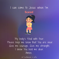 Lil’ Lutherans 4 Life – I Can Come to Jesus When I’m Scared 