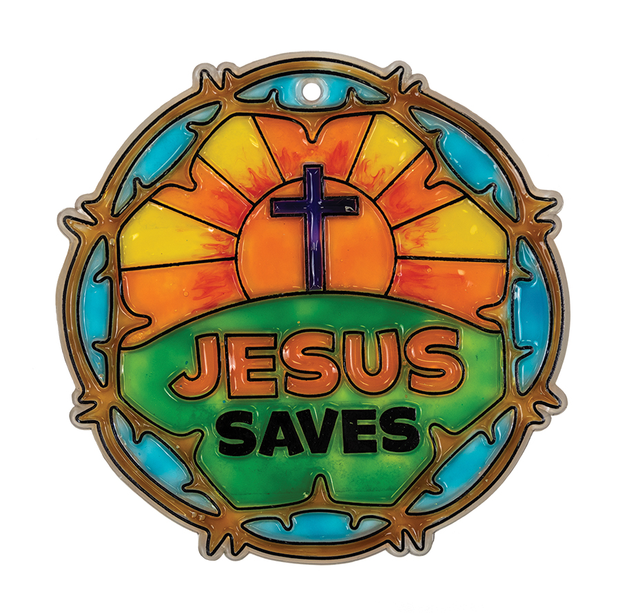 Jesus Saves Suncatcher Craft (Pack of 12) - Epic Australian