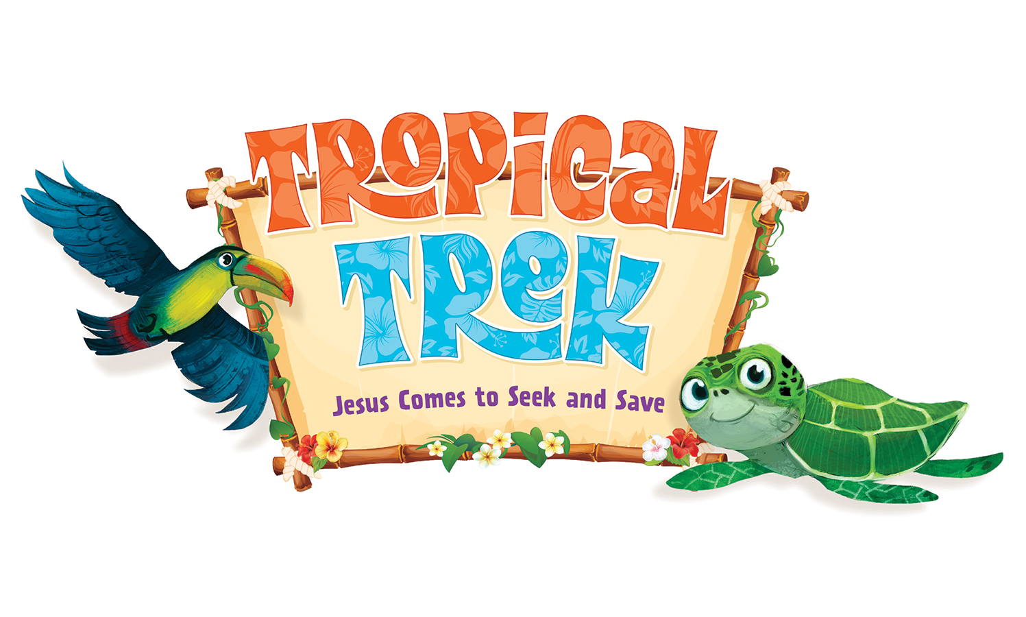 Iron-On Transfers (Pack of 12) - Tropical Trek VBS 2026
