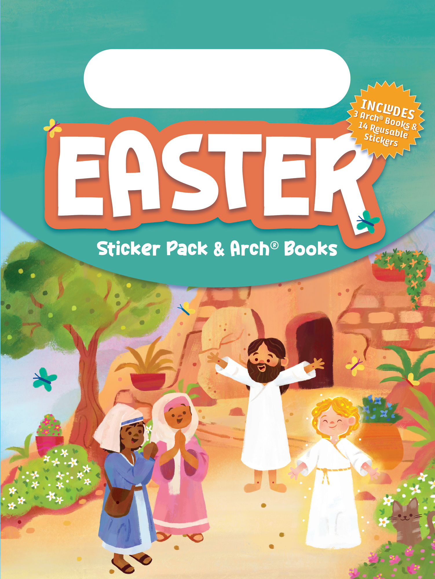 Easter Sticker Pack with Arch Books
